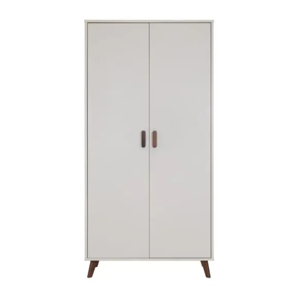 Europe Baby Olivia Kledingkast - 2-Deurs - Oatmeal - Retro
