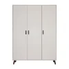 Europe Baby Olivia Kledingkast - 3-Deurs - Oatmeal - Retro
