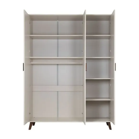Europe Baby Olivia Kledingkast - 3-Deurs - Oatmeal - Retro