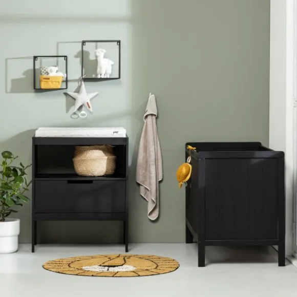 Europe Baby Ralph II Babybed Mat Zwart 60 x 120 cm