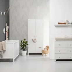 Europe Baby Sarah Babybed Wit 70 x 140 cm