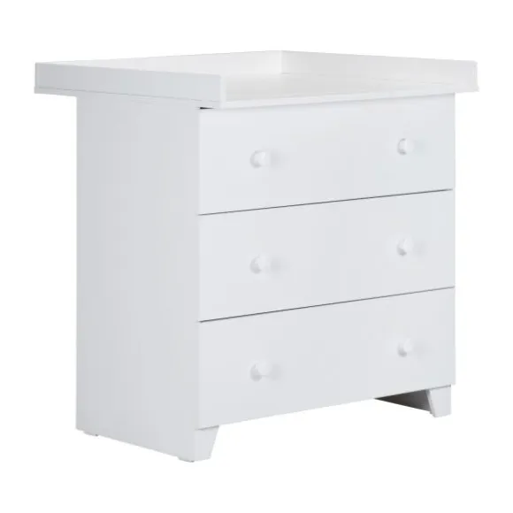 Europe Baby Sarah Babykamer Wit | Bed 70 x 140 cm + Commode