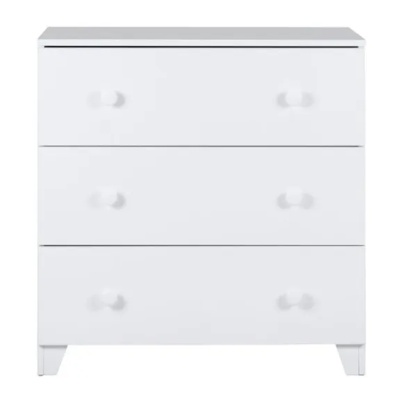 Europe Baby Sarah Babykamer Wit | Bed 70 x 140 cm + Commode