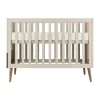 Europe Baby Sev Babykamer Oatmeal/Walnoot | Ledikant 60x120 + Commode