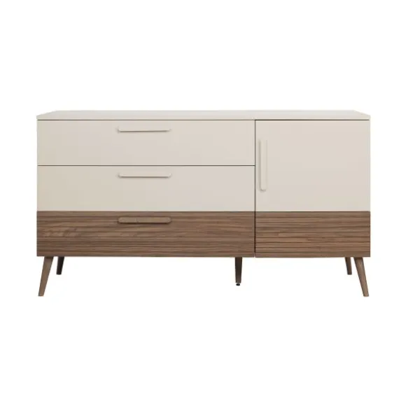 Europe Baby Sev XL Commode - Oatmeal/Walnoot