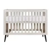 Europe Baby Sterre Babybed - Oatmeal / Zwart - 60 x 120 cm