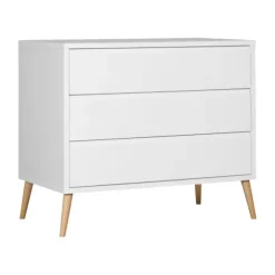 Europe Baby Sterre Commode - Wit / Naturel