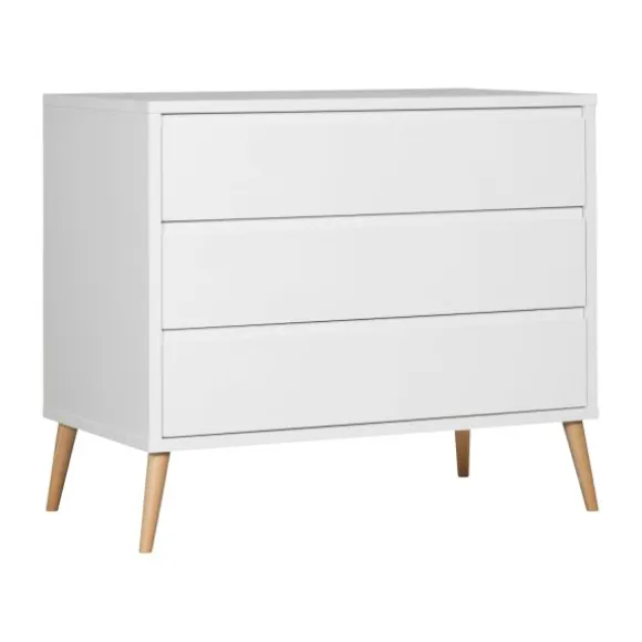 Europe Baby Sterre Commode - Wit / Naturel