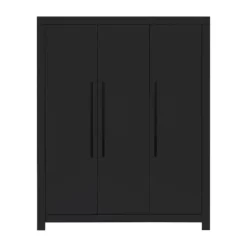 Europe Baby Vittoria III Kledingkast 3-Deurs Zwart