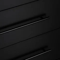 Europe Baby Vittoria III Babykamer Zwart | Bed 70 x 140 cm + Commode