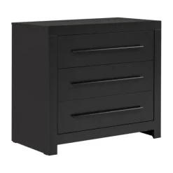 Europe Baby Vittoria III Babykamer Zwart | Bed 70 x 140 cm + Commode