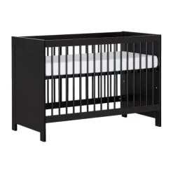 Europe Baby Vittoria III Babykamer Zwart | Bed 70 x 140 cm + Commode