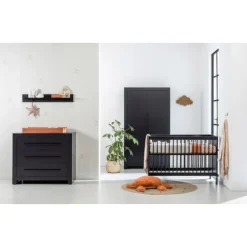 Europe Baby Vittoria III Kledingkast 2-Deurs Zwart