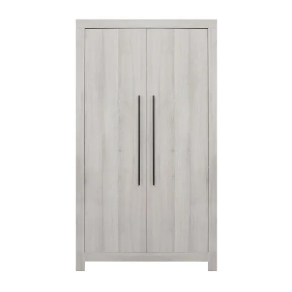 Europe Baby Vittoria Kledingkast Grijs / Zwart 2-Deurs