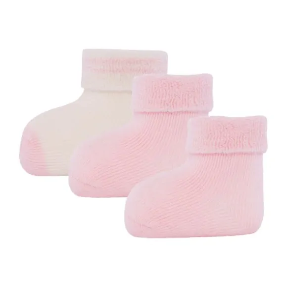 Ewers Uni / Ringel Sokjes Rose 3 Stuks