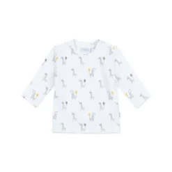 Feetje AOP Giraffe T-Shirt Lange Mouwen Wit Mt. 44