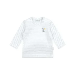 Feetje Giraffe Streep T-Shirt Lange Mouwen Grijs Melange Mt. 44