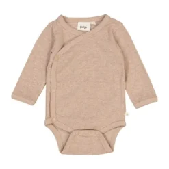 Feetje The Magic is in You Rib Wikkelromper – Mt. 74 - Taupe Melange