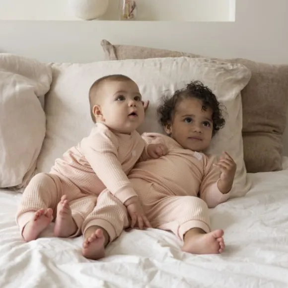 Feetje Wafel Pyjama Oud Roze Mt. 74