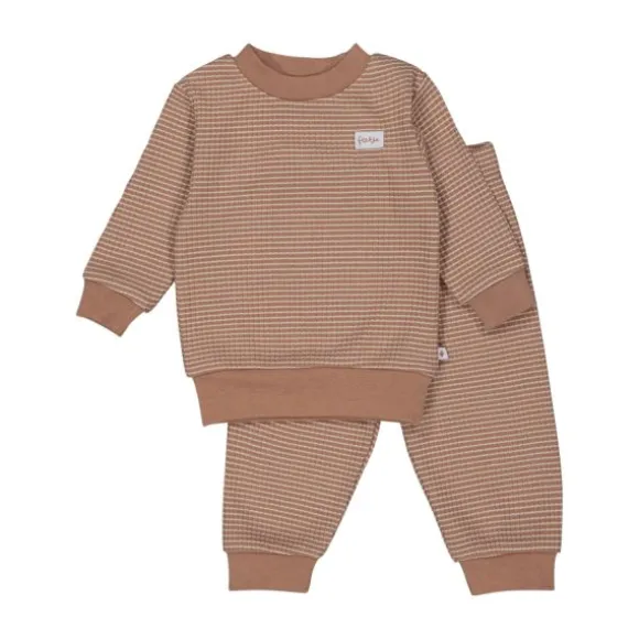 Feetje Wafel Pyjama Oud Roze Mt. 74