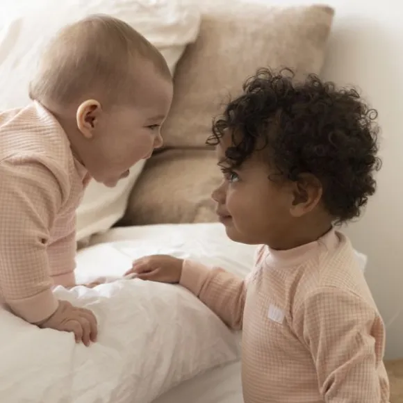 Feetje Wafel Pyjama Oud Roze Mt. 74