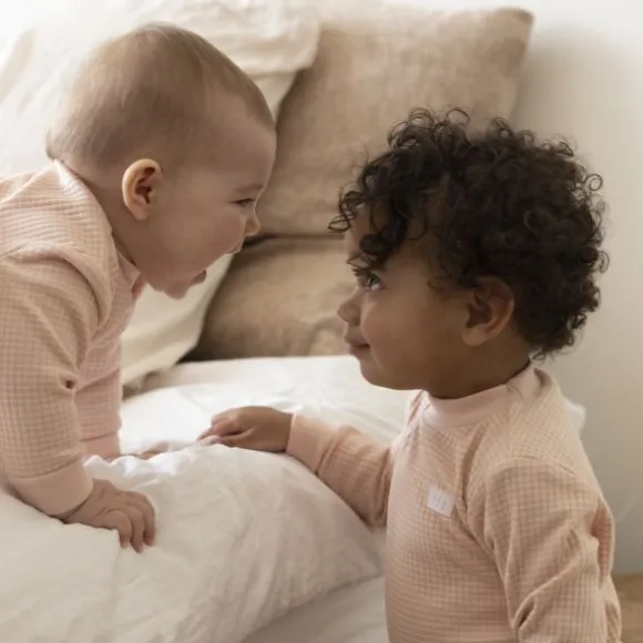 Feetje Wafel Pyjama Oud Roze Mt. 74