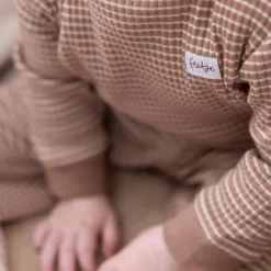 Feetje Wafel Pyjama Oud Roze Mt. 74