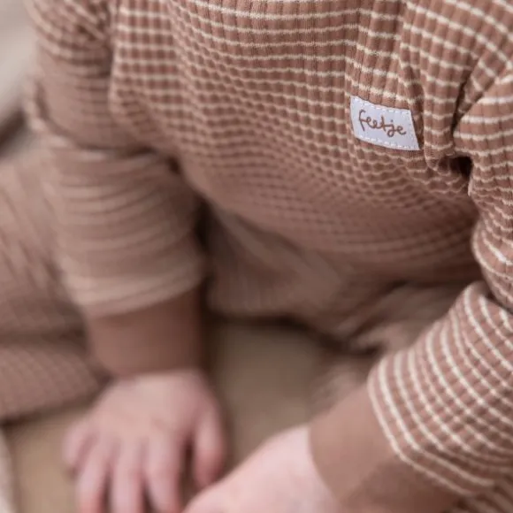 Feetje Wafel Pyjama Oud Roze Mt. 74