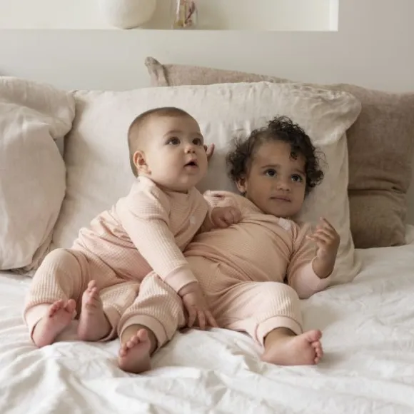 Feetje Wafel Pyjama Oud Roze Mt. 74