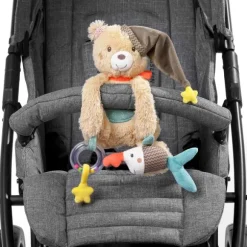 Fehn Activity Knuffelbeer - Bruno - Beige