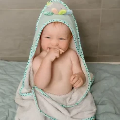 Fehn Badcape met Capuchon - Octopus - 80x80 cm