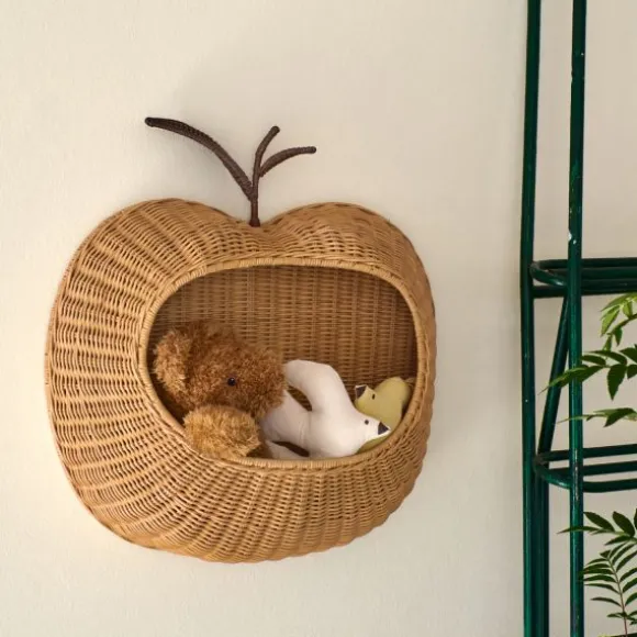 Ferm Living Gevlochten Wandmand Appel - Natural