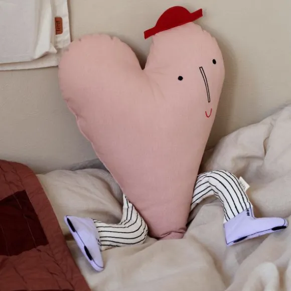 Ferm Living Heart Kussen Dusty Rose