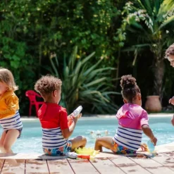 Floatee Anti-Verdrinking T-shirt Korte Mouwen - 2 Jaar - Oranje