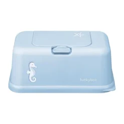 Funkybox Billendoekjes Dispenser - Seahorse - Vintage Blue