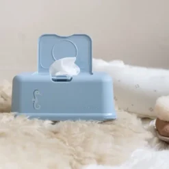 Funkybox Billendoekjes Dispenser - Seahorse - Vintage Blue