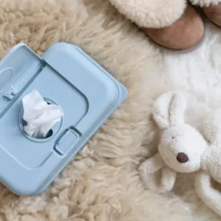 Funkybox Billendoekjes Dispenser - Seahorse - Vintage Blue