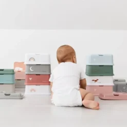 Funkybox Little Hart Easy Wipe Pale Pink