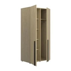 Gami Nael Kledingkast - Rookwood Eik - 2-Deurs