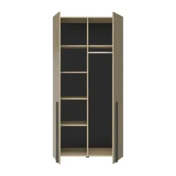 Gami Nael Kledingkast - Rookwood Eik - 2-Deurs