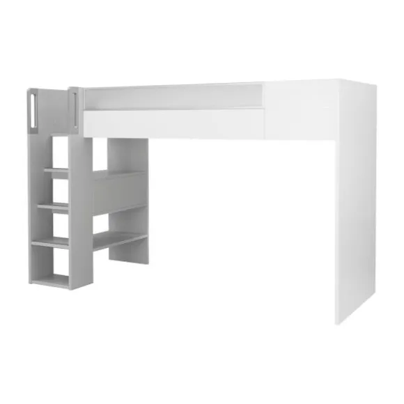 Gaultier Dimix Hoogslaper - 90 x 200 cm - Wit/Grijs