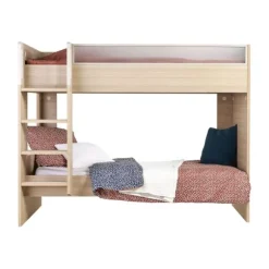 Gautier Dimix Stapelbed 90 x 200 cm - Wit/Grijs