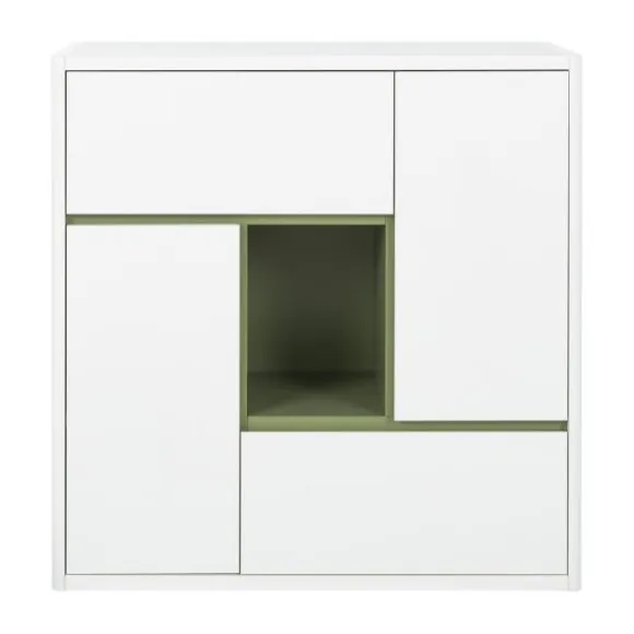 Gautier Holi Opbergmeubel - Wit/Eik