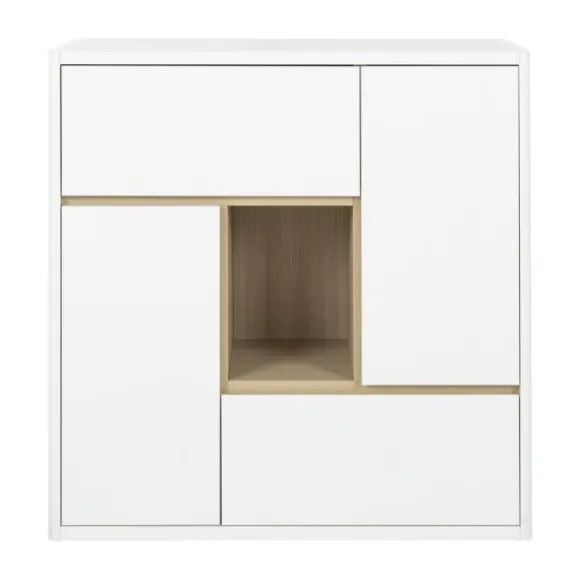 Gautier Holi Opbergmeubel - Wit/Eik