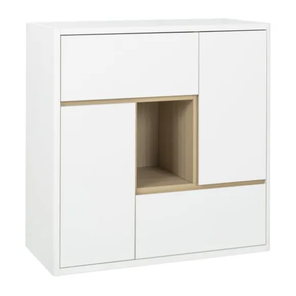 Gautier Holi Opbergmeubel - Wit/Eik