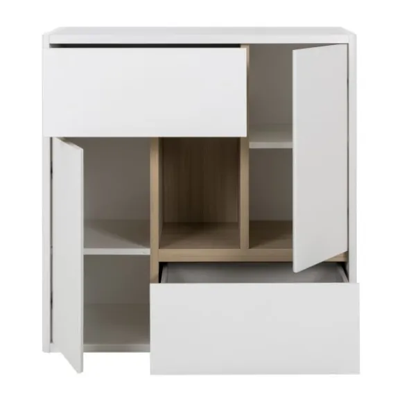 Gautier Holi Opbergmeubel - Wit/Eik