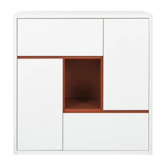 Gautier Holi Opbergmeubel - Wit/Eik