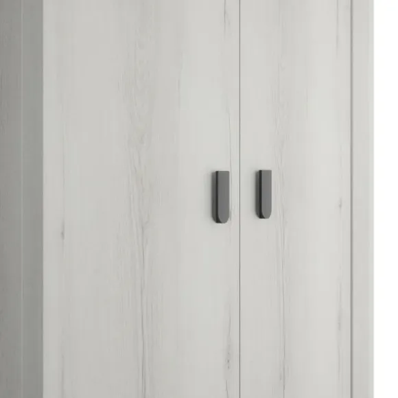 Gautier Kledingkast 2 Deurs - Gebleekte Helvezia Eik