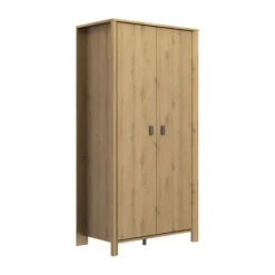 Gautier Kledingkast 2 Deurs - Gebleekte Helvezia Eik