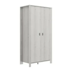 Gautier Kledingkast 2 Deurs - Gebleekte Helvezia Eik